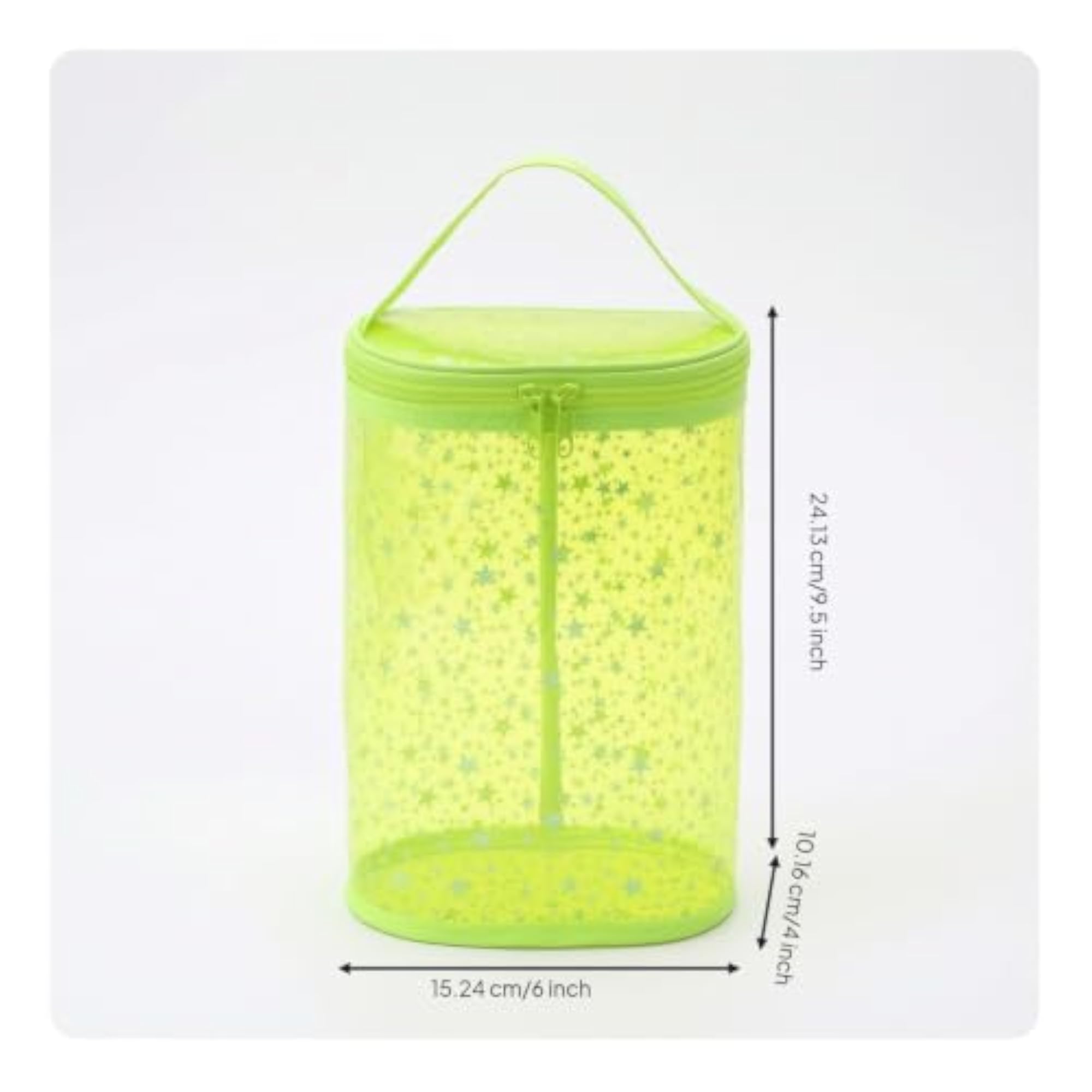 Waterproof Clear Makeup Bag with Handle, Lightweight Travel